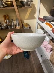 Tô tròn 20cm màu tuyết trắng