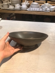 Tô 25x8cm nâu đồng