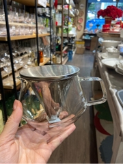 Bình thuỷ tinh bầu kèm lõi lọc