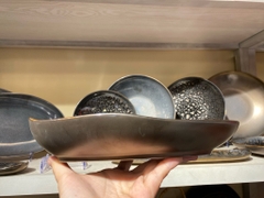 Đĩa oval sâu 10 black