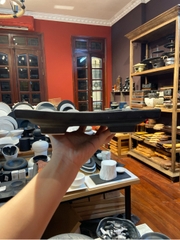 Đĩa vuông vành đứng 7inch đen méo C275