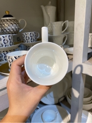 Tách trà kim cương trắng