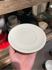 Đĩa lót tách capuchino 14.5cm màu kem
