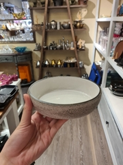Tô oval 16 x 4.5 cm phun san hô