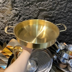 Chảo inox sâu 2 quai
