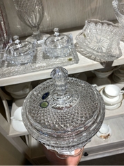 Thố pha lê Alexandria chân đế cánh hoa 15cm