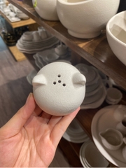 Hủ tiêu mèo 6.5 x 6 cm tuyết trắng