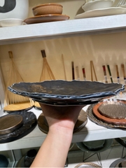 Đĩa 11inch đen phun ngựa