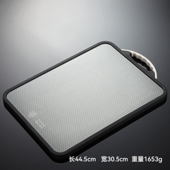 Thớt Chặt 2 Mặt Inox & Nhựa Có Quai