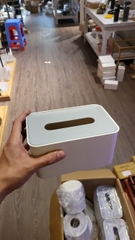 Hộp Giấy Nhựa Quai Da