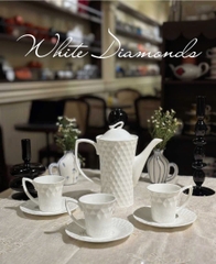 Bộ Trà White Diamond 6 Chén