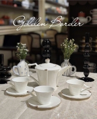 Bộ Trà Golden Border 6 Chén