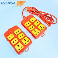 Ổ cắm điện 6 lõi sứ Hinoki – Bền chắc, chịu tải tốt, an toàn cho gia đình
