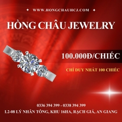 Nhẫn Bạc - NB002 - Đá Cao Cấp - Bạc 925