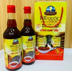 Nước mắm PQ Hồng Châu Yến - 43 độ đạm - 520ml - 1 Cặp