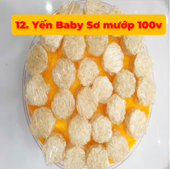 12 Yến Baby Sơ mướp 100v - 100g
