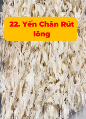 Yến Chân Rút lông - 100g