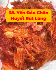 38 Yến Đảo Chân Huyết Rút Lông - 100g