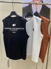 Áo tanktop 811 trắng đen