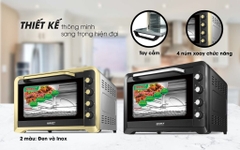 Lò nướng Sanaky VH-129N2D 120 lít (vàng inox)