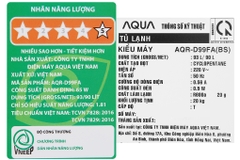 Tủ Lạnh Aqua 90 Lít AQR-D99FA (BS)