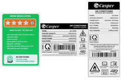 Máy lạnh Casper Inverter 1.5 HP QC-12IS36