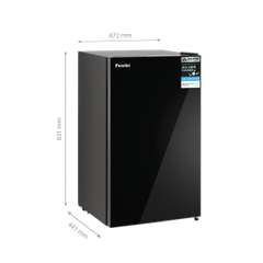 Tủ Lạnh Mini Cánh Kính 90 Lít HR S690GB
