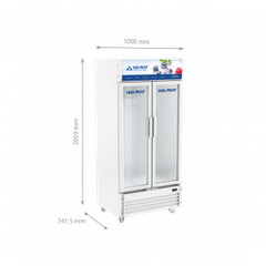 Tủ Mát Trưng Bày Hòa Phát 812 lít HSR D6812