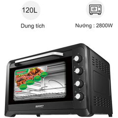 Lò nướng Sanaky VH-129S2D 120 lít màu đen