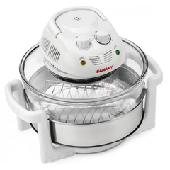 Nồi Nướng Thủy Tinh Sanaky VH-158T 15 Lít, Màu Trắng