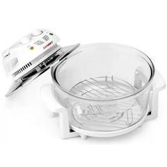 Nồi Nướng Thủy Tinh Sanaky VH-158T 15 Lít, Màu Trắng
