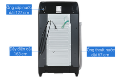 Máy giặt Aqua 10.5 Kg AQW-FR105JT BK
