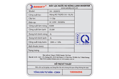 Máy lọc nước RO nóng nguội lạnh Sanaky Inverter VH-202HY3 11 lõi