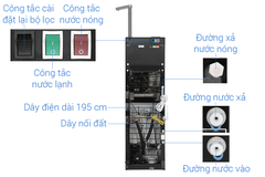 Máy lọc nước RO nóng nguội lạnh Toshiba TWP-W2396SVN(M) 10 lõi