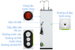Máy lọc nước Sanaky VH-5020VD nóng nguội 11 lõi