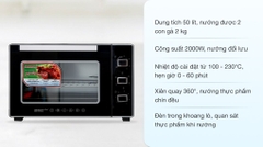 Lò nướng Sanaky VH-5099S2D 50 lít