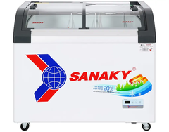 Tủ Đông Sanaky 280 Lít VH-3899KB (kính cong 1N, viền xám)