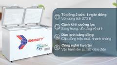 Tủ Đông Sanaky Inverter 270 Lít VH-3699A4K