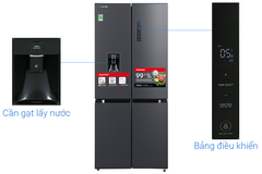 Tủ Lạnh Toshiba Inverter 509 Lít Multi Door GR-RF605WI-PMV(06)-MG