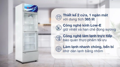 Tủ Mát Alaska 385 Lít LC-385D (2C)