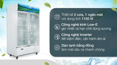 Tủ Mát Sanaky Inverter 1100 Lít VH-1209HP3