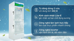 Tủ Mát Sanaky Inverter 340 Lít VH-408W3L (2C)