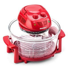 Nồi Nướng Thủy Tinh Sanaky VH-188D 15 Lít, Màu Đỏ