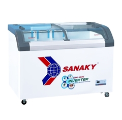 Tủ đông Sanaky Inverter 280 lít VH-3899K3B (kính cong 1N, viền xám)