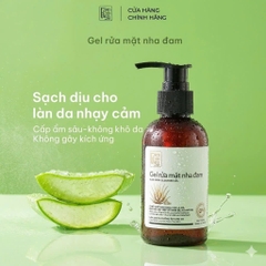 Gel Rửa Mặt Nha Đam Tâm Sắc Tấm – Sạch Sâu, Dịu Nhẹ, Không Căng Da