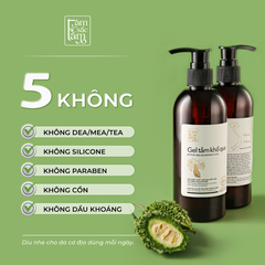 [Mua 1 Tặng 2] Gel tắm Khổ Qua giảm mụn 300ml Tặng TrialSize (Gel rửa mặt 50ml + Nước tẩy trang 50ml)