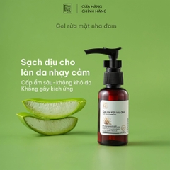 [TrialSize] Gel rửa mặt nha đam 50ml + Nước tẩy trang nha đam 50ml