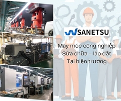 Hãy để SANETSU Vietnam hỗ trợ lắp đặt & sửa chữa máy móc công nghiệp  SANETSU Vietnam cung cấp dịch vụ hỗ trợ kỹ thuật cho các loại máy ép nhựa, máy dập, máy công cụ và thiết bị phụ trợ, bao gồm lắp đặt, chạy thử, sửa chữa và xử lý sự cố tại Việt Nam.  Với đội ngũ kỹ sư người Việt có năng lực xử lý hiện trường cao, chú