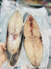 Cá thu 1 nắng cắt khoanh