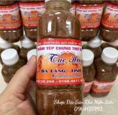 Mắm tép chưng thịt ba làng